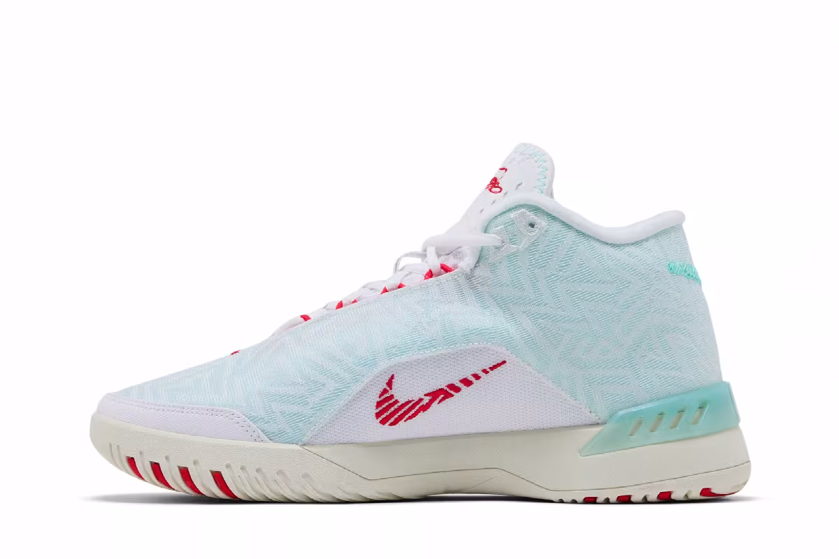 Nike Zoom LeBron NXXT Genisus EP White Aegean Storm, view 4