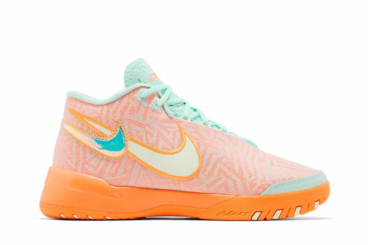 Nike Zoom LeBron NXXT Genisus EP Bright Citrus Mint Foam, view 2