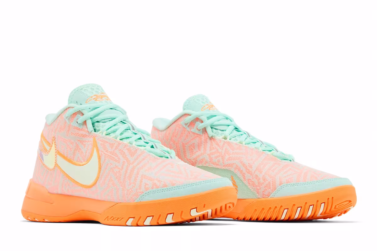 Nike Zoom LeBron NXXT Genisus EP Bright Citrus Mint Foam, view 9