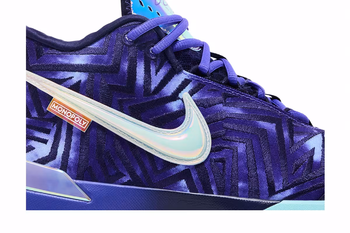 Monopoly x Nike Zoom LeBron NXXT Genisus EP Persian Violet, view 3