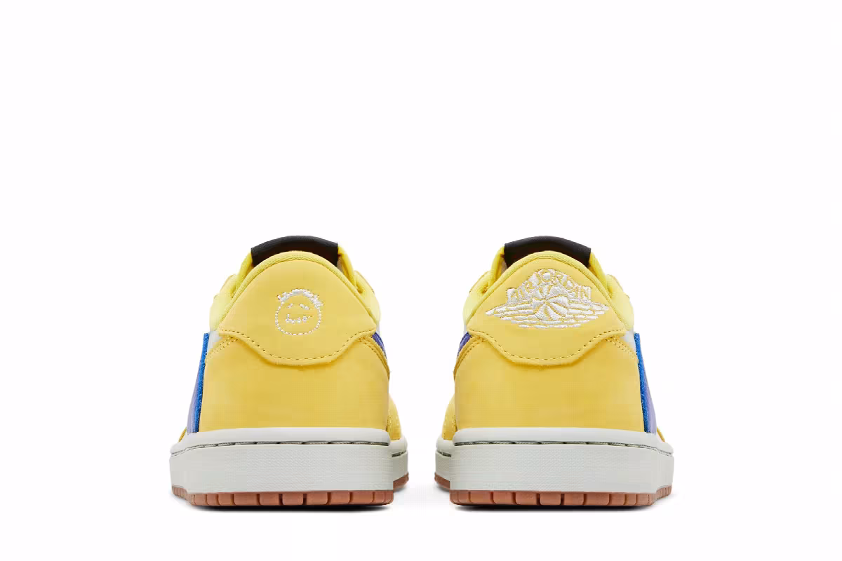 Travis Scott x Women's Air Jordan 1 Low OG SP Canary, view 7