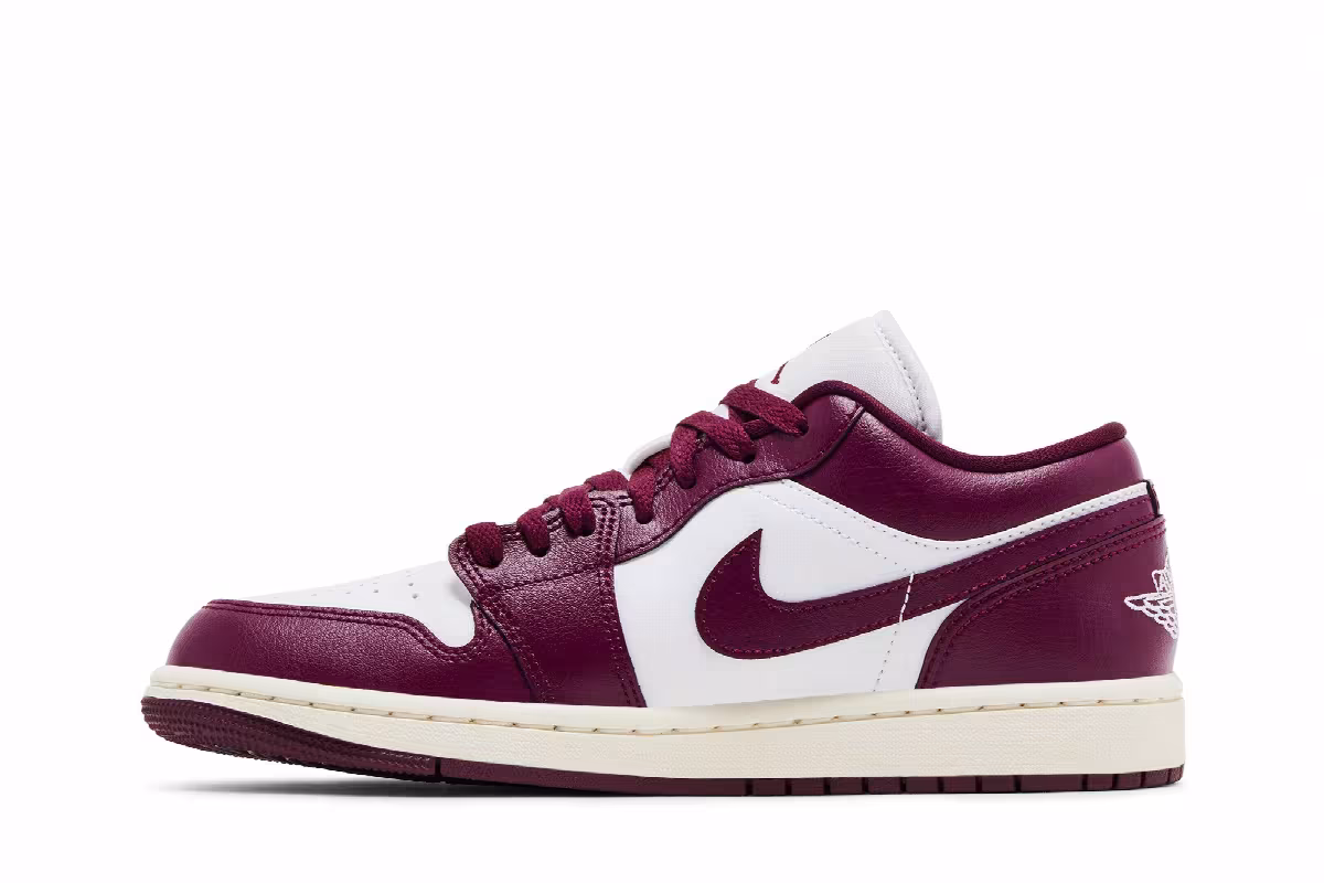Women's Air Jordan 1 Low Bordeaux, view 4