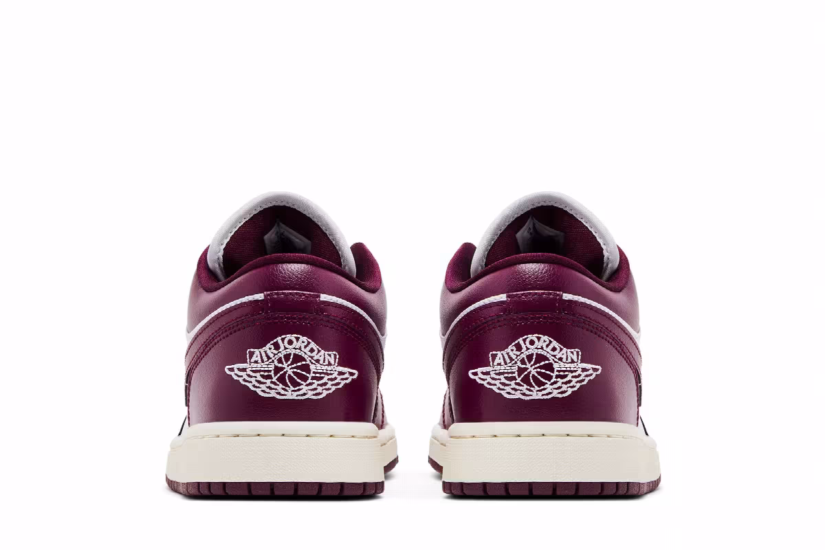 Women's Air Jordan 1 Low Bordeaux, view 7