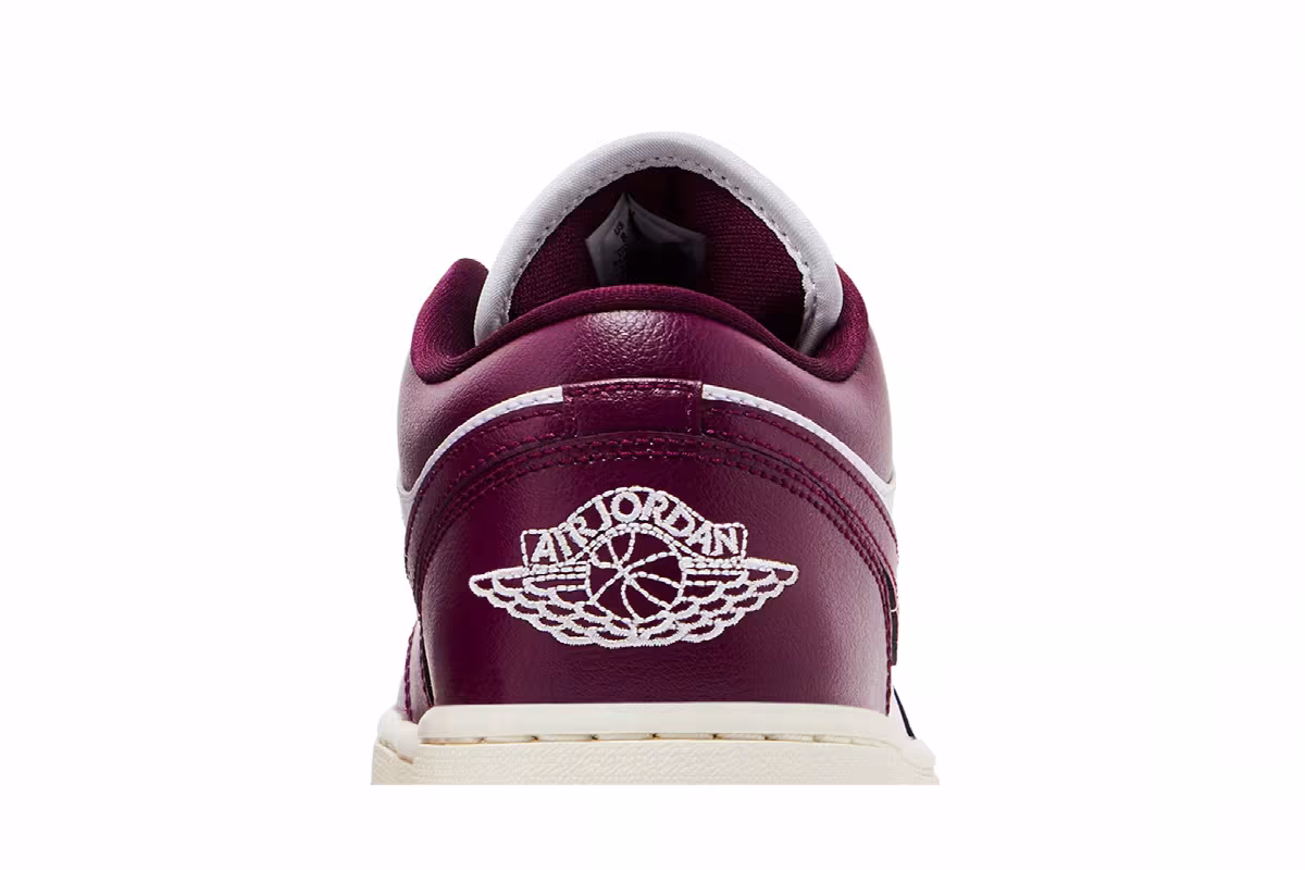 Women's Air Jordan 1 Low Bordeaux, view 8