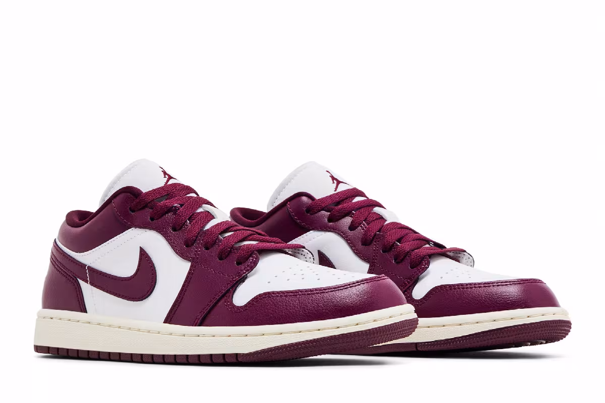 Women's Air Jordan 1 Low Bordeaux, view 9