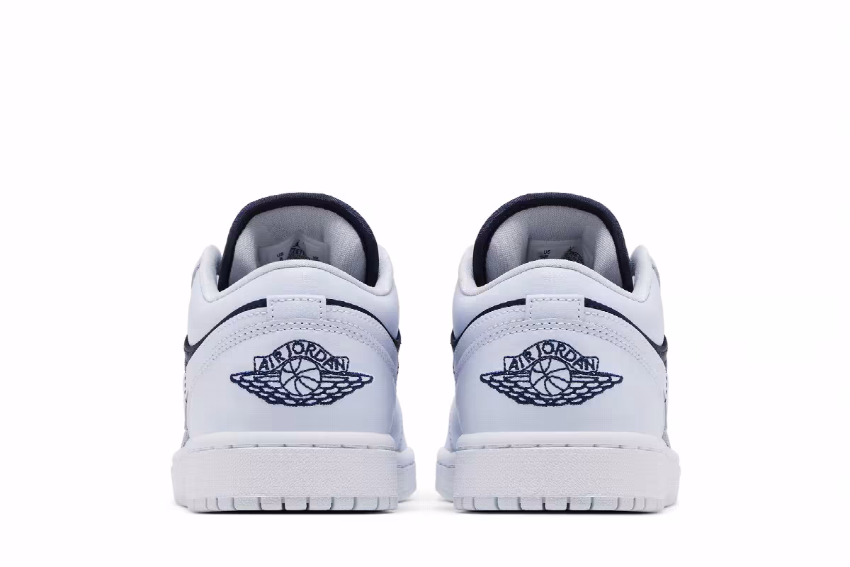 Women's Air Jordan 1 Low SE Midnight Navy Gold Charms, view 7