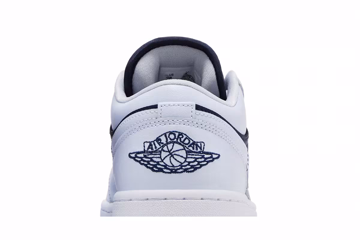 Women's Air Jordan 1 Low SE Midnight Navy Gold Charms, view 8