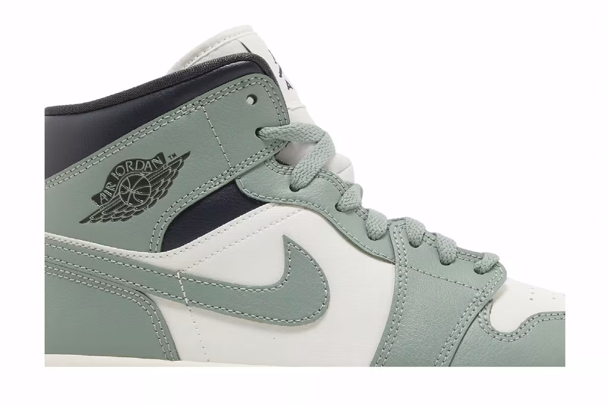 Women's Air Jordan 1 Mid Jade Smoke, view 3