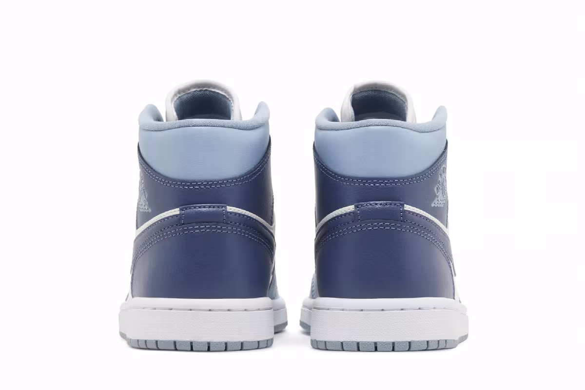 Women's Air Jordan 1 Mid Diffused Blue, view 7