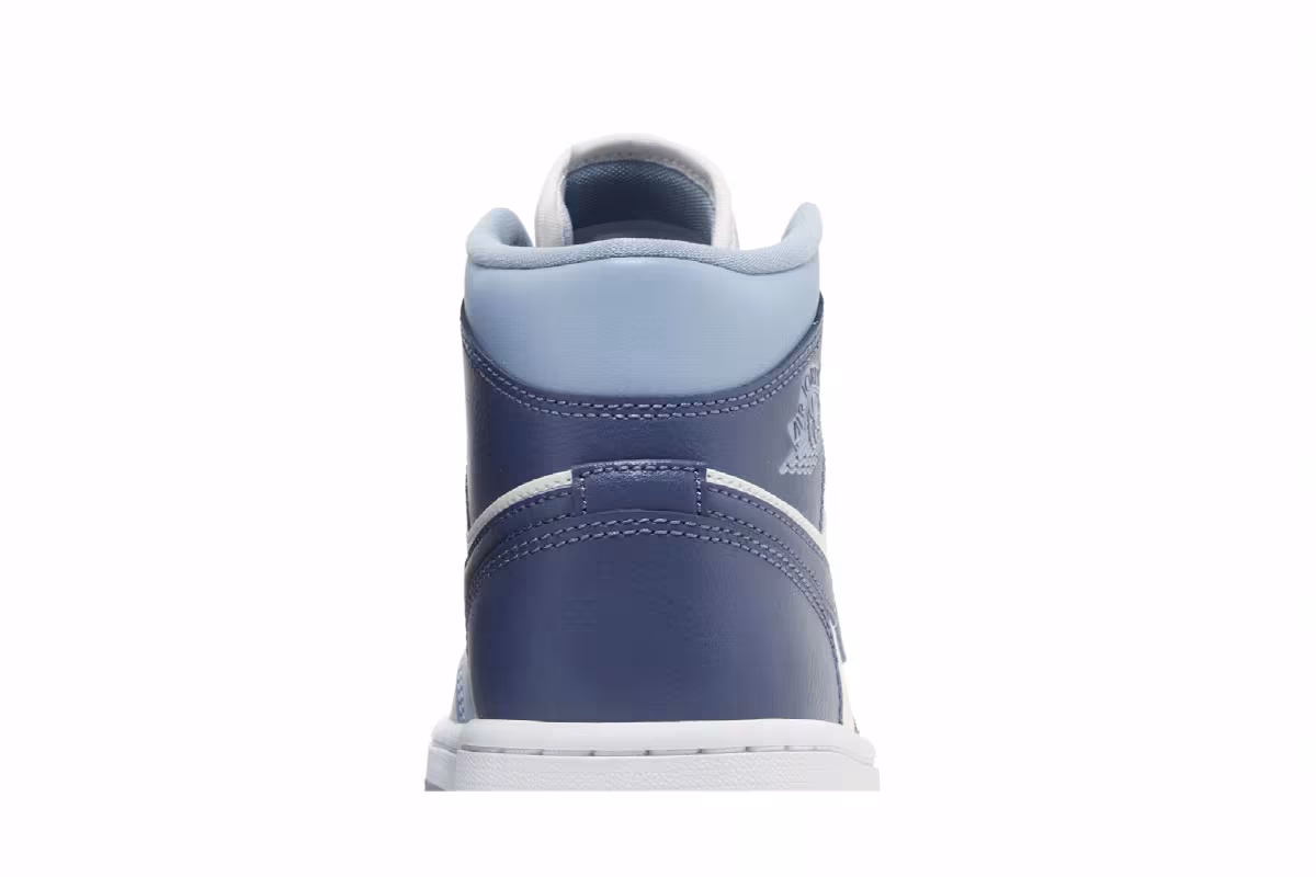 Women's Air Jordan 1 Mid Diffused Blue, view 8