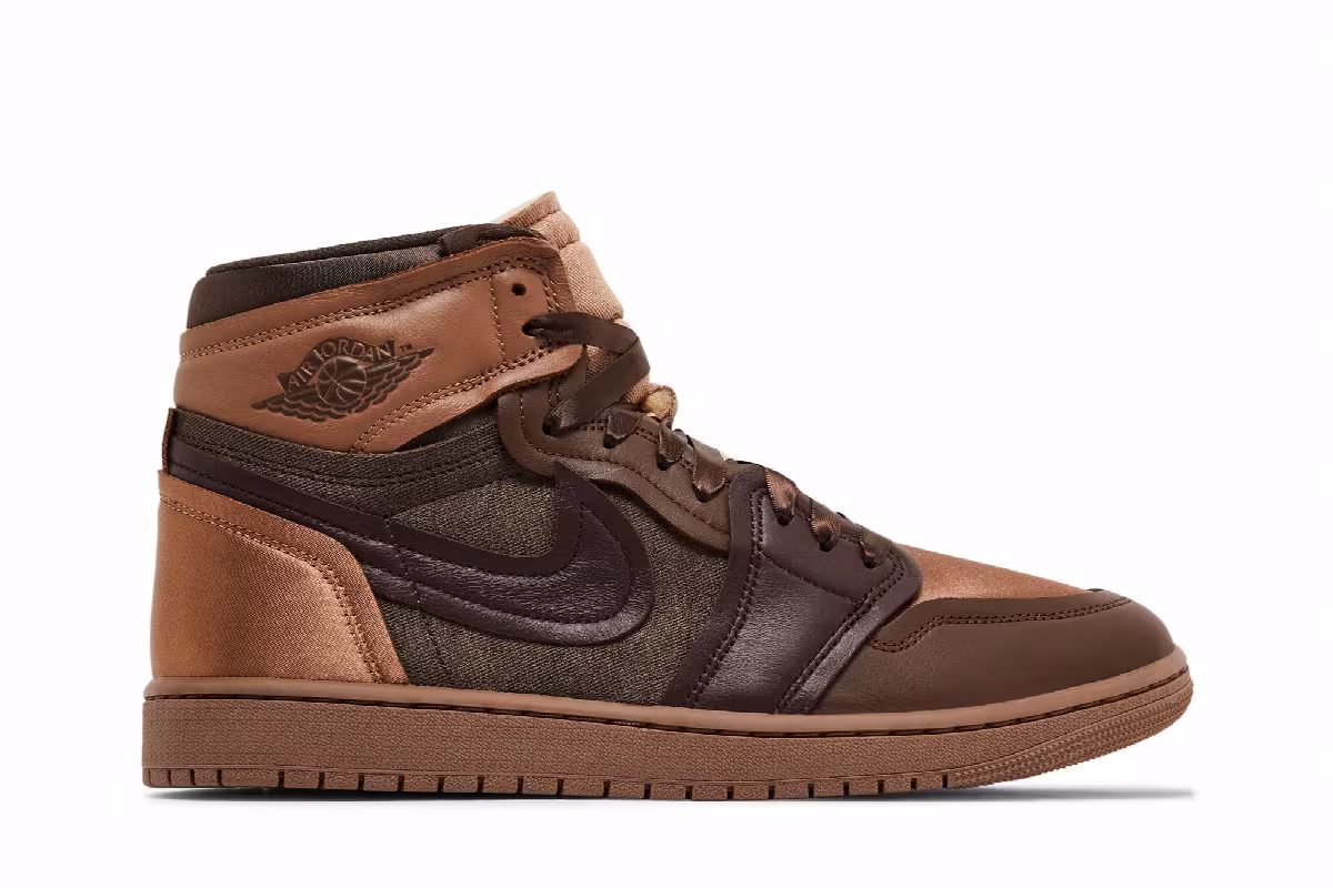Women's Air Jordan 1 High Method of Make Archaeo Brown, view 2