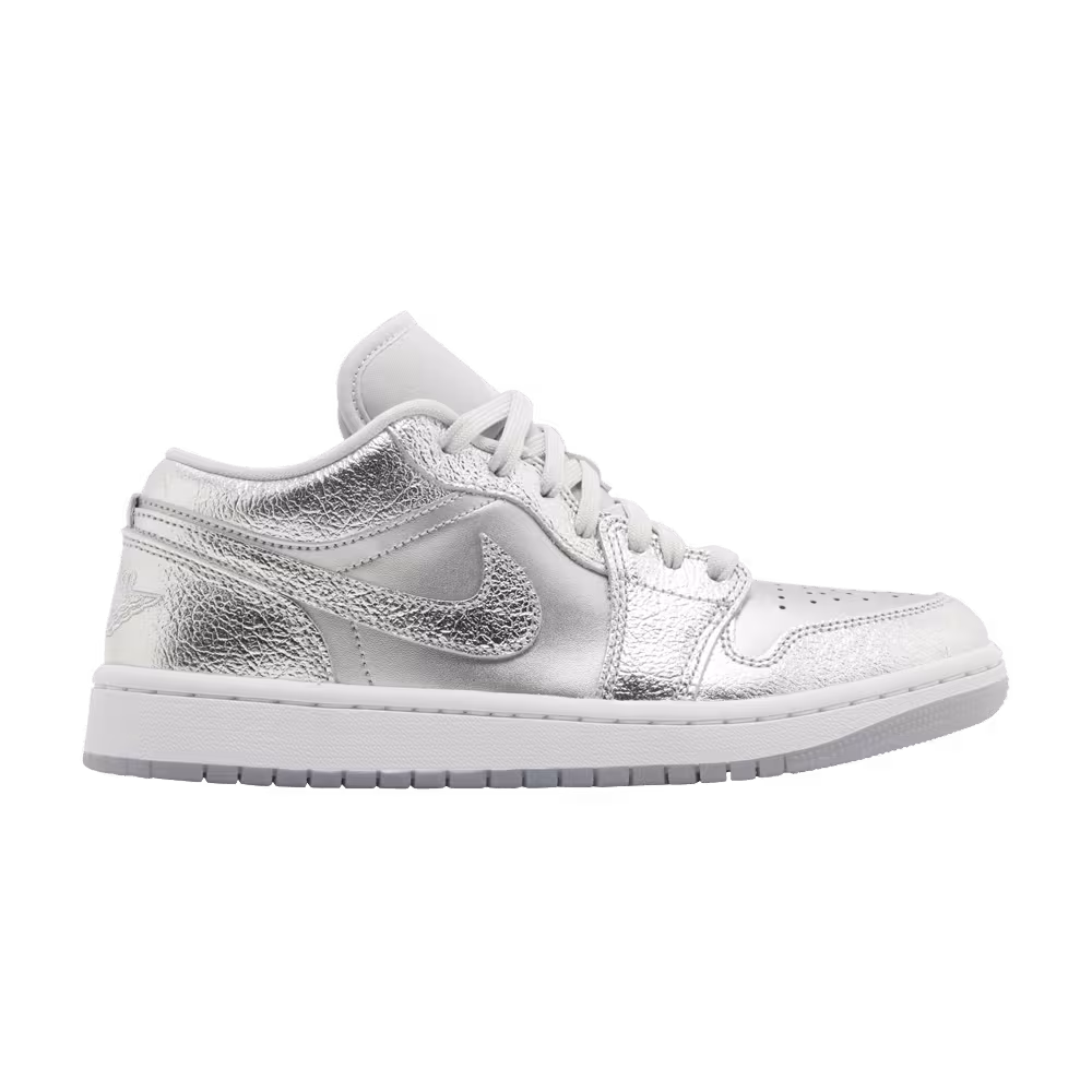 Women's Air Jordan 1 Low SE Metallic Silver