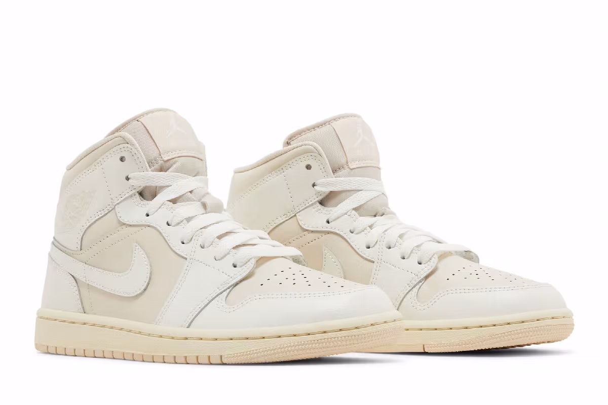 Women's Air Jordan 1 Mid Legend Light Brown, view 9