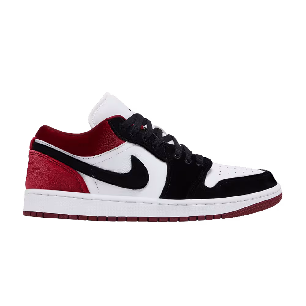 Women's Air Jordan 1 Low SE Velvet Black Toe