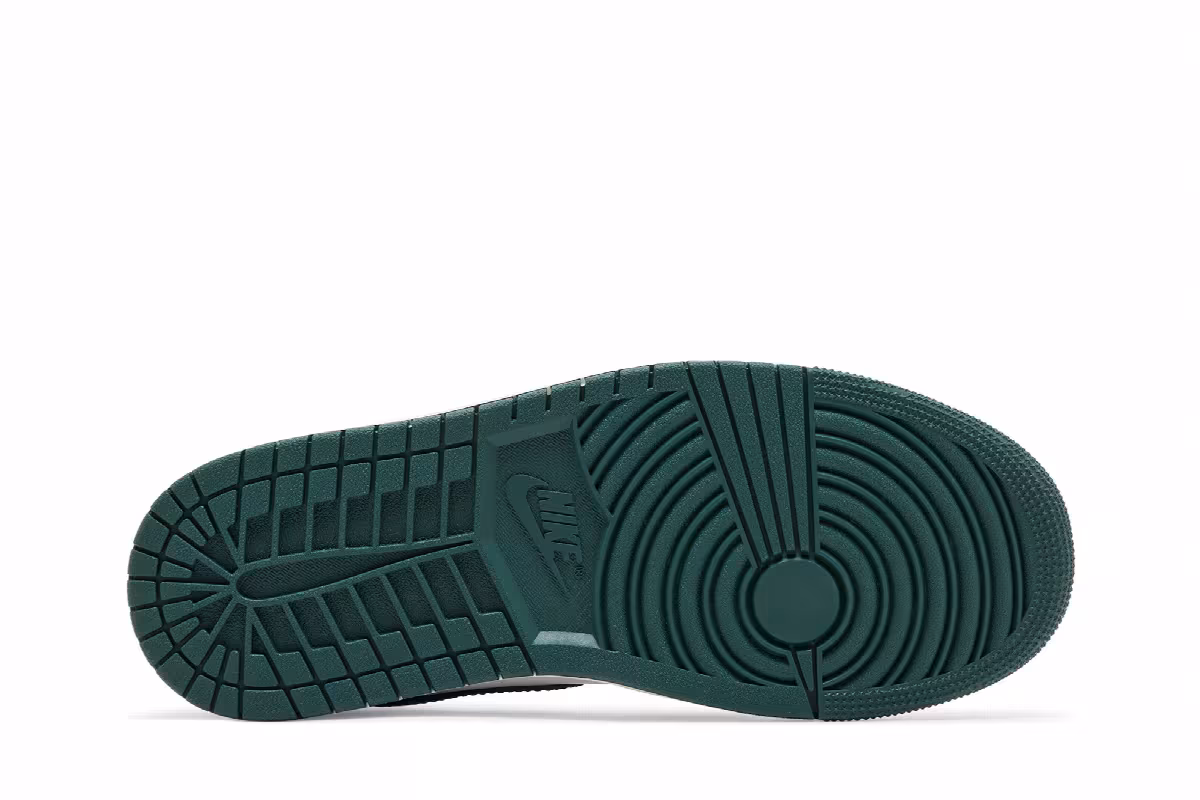 Women's Air Jordan 1 Mid Oxidized Green, view 5