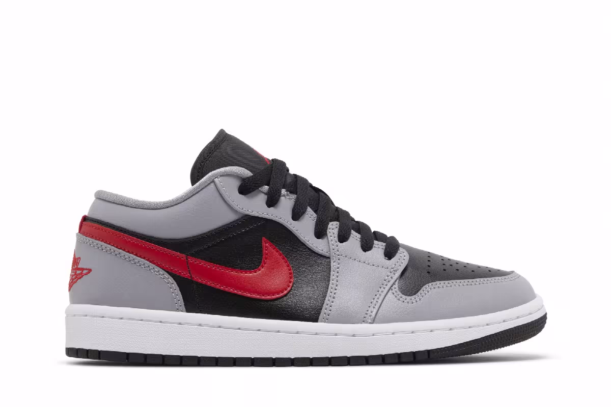 Women's Air Jordan 1 Low Cement Fire Red, view 2