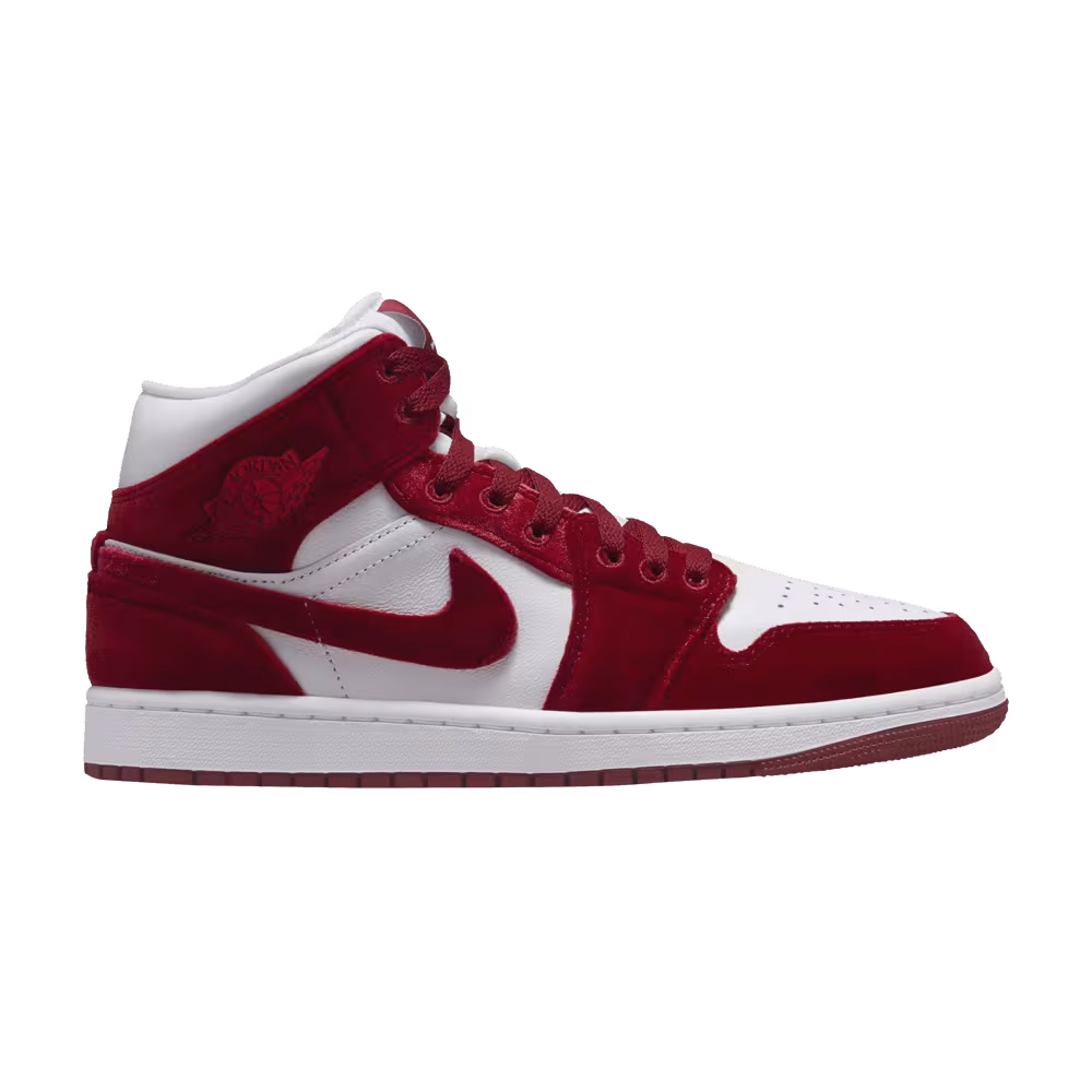 Women's Air Jordan 1 Mid Red Velvet