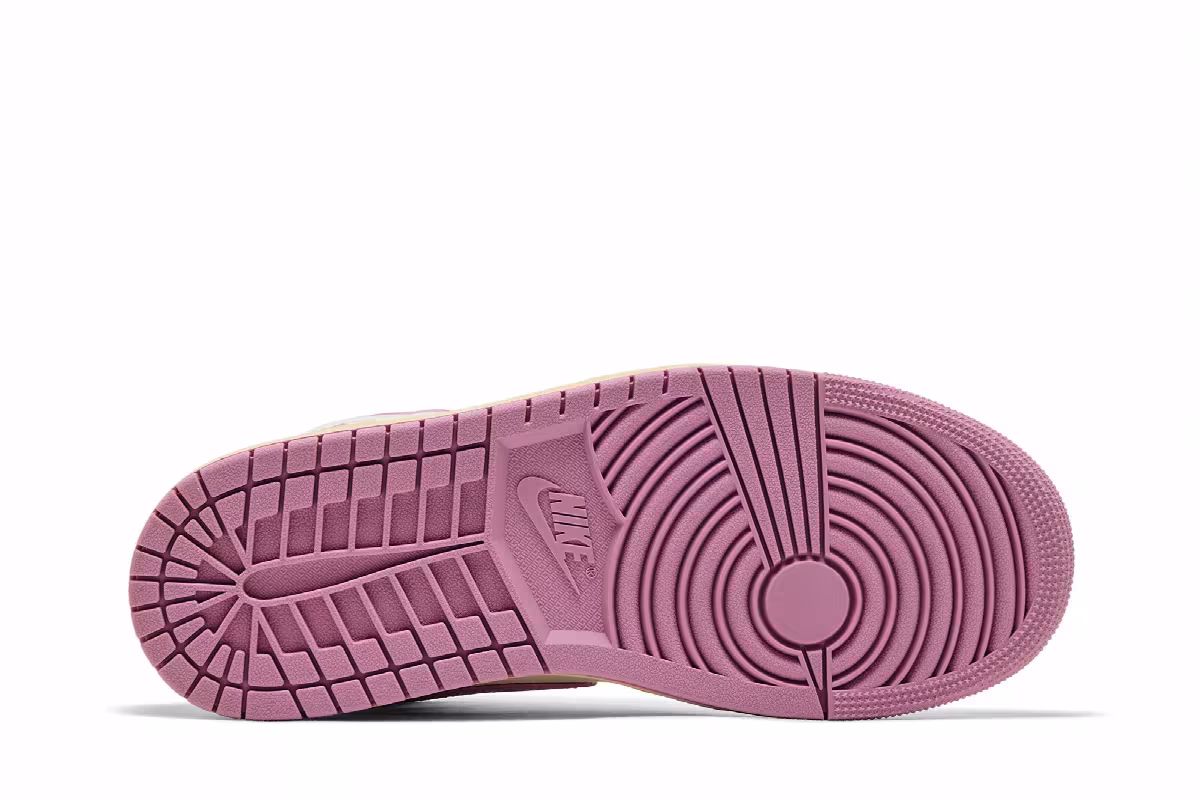 Women's Air Jordan 1 Mid Strawberries & Cream, view 5