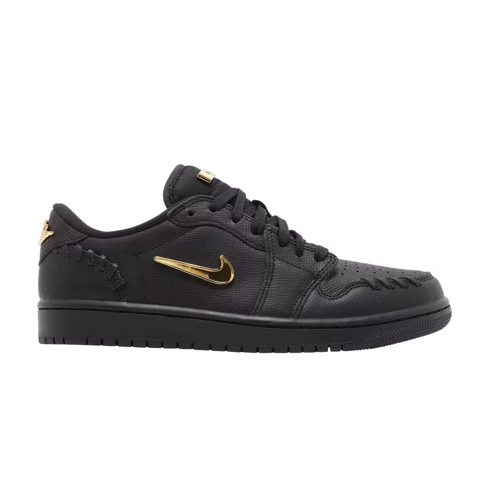 Women's Air Jordan 1 Low Method of Make Black