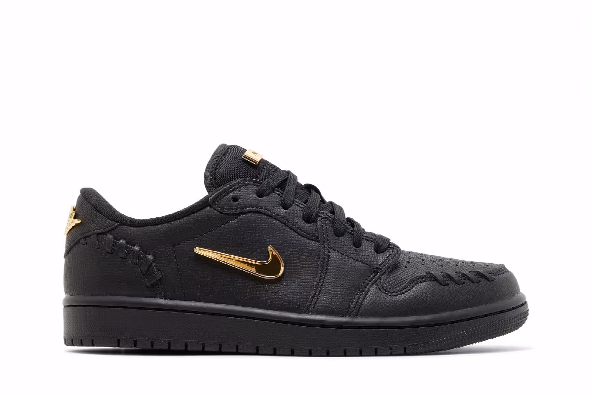 Women's Air Jordan 1 Low Method of Make Black, view 2