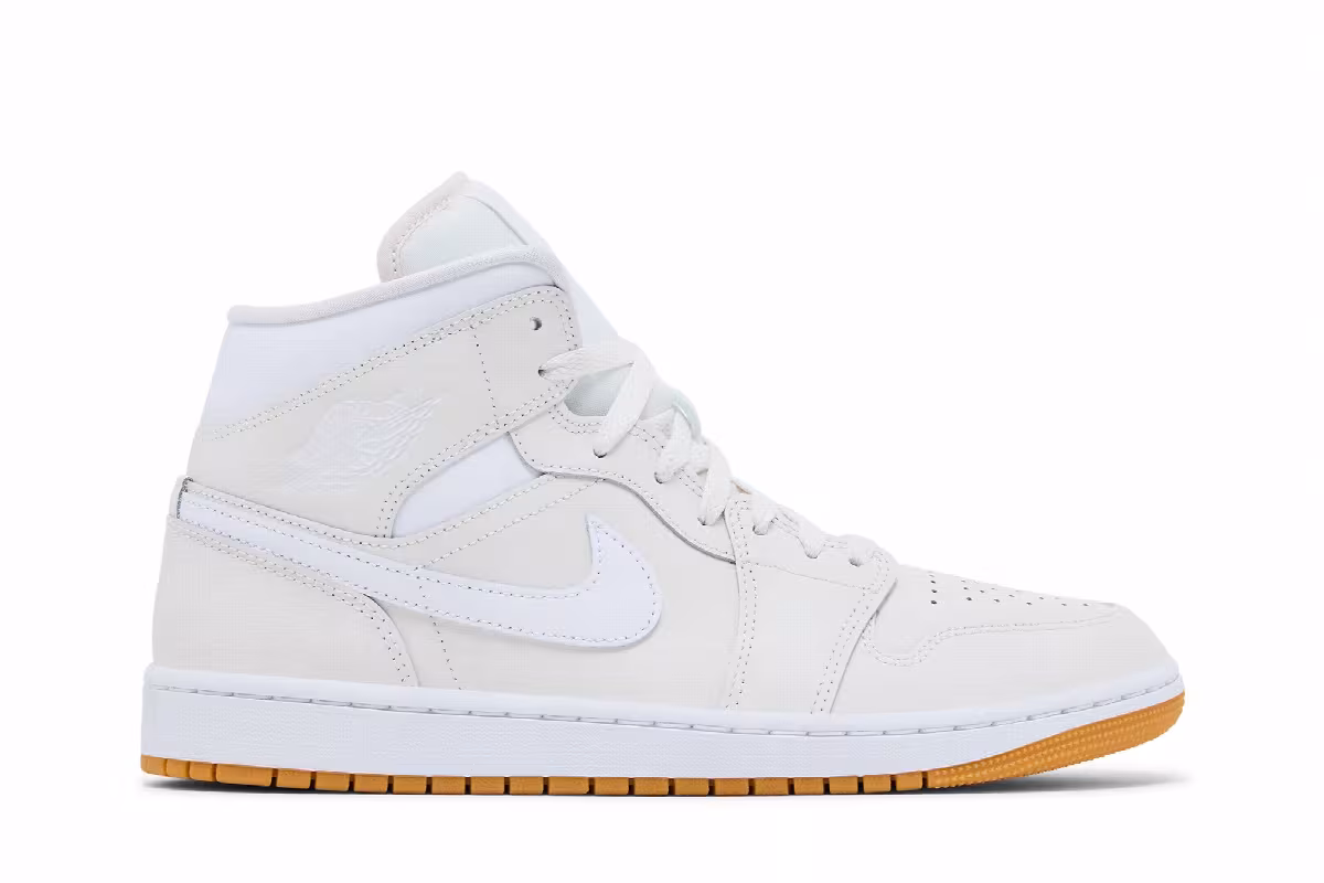 Women's Air Jordan 1 Mid Phantom Gum, view 2