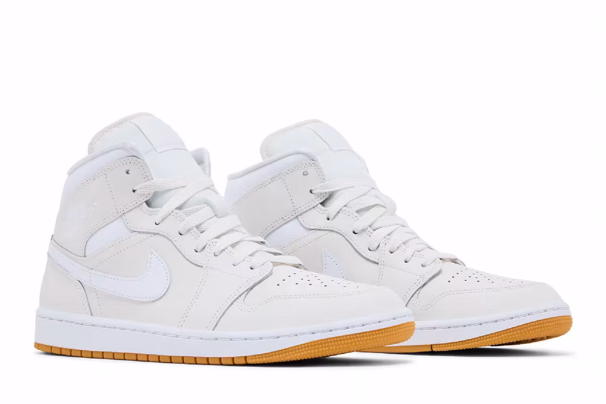 Women's Air Jordan 1 Mid Phantom Gum, view 9