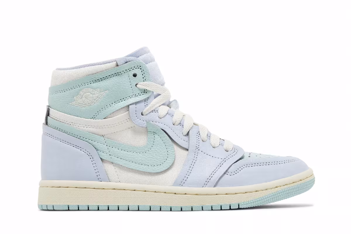 Women's Air Jordan 1 High Method of Make Hydrogen Blue Light Dew, view 2
