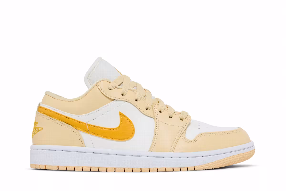 Women's Air Jordan 1 Low Sail Yellow Ochre, view 2