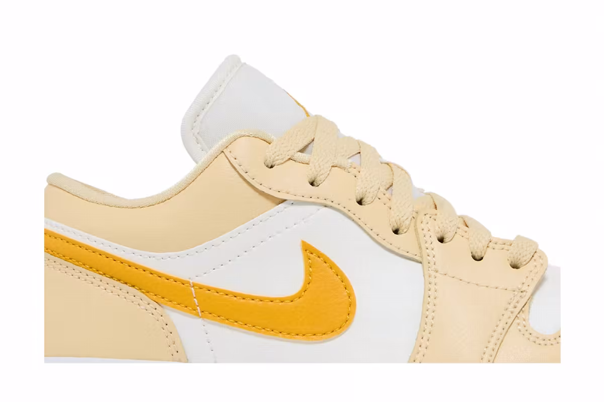 Women's Air Jordan 1 Low Sail Yellow Ochre, view 3