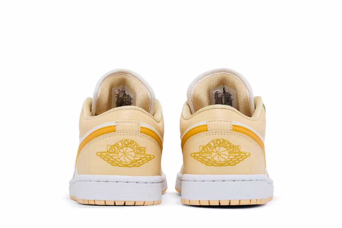 Women's Air Jordan 1 Low Sail Yellow Ochre, view 7