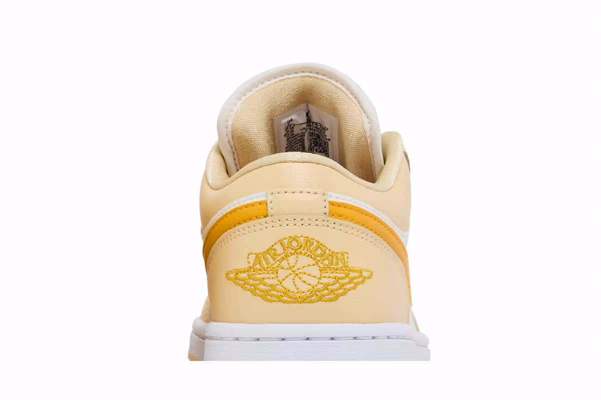 Women's Air Jordan 1 Low Sail Yellow Ochre, view 8