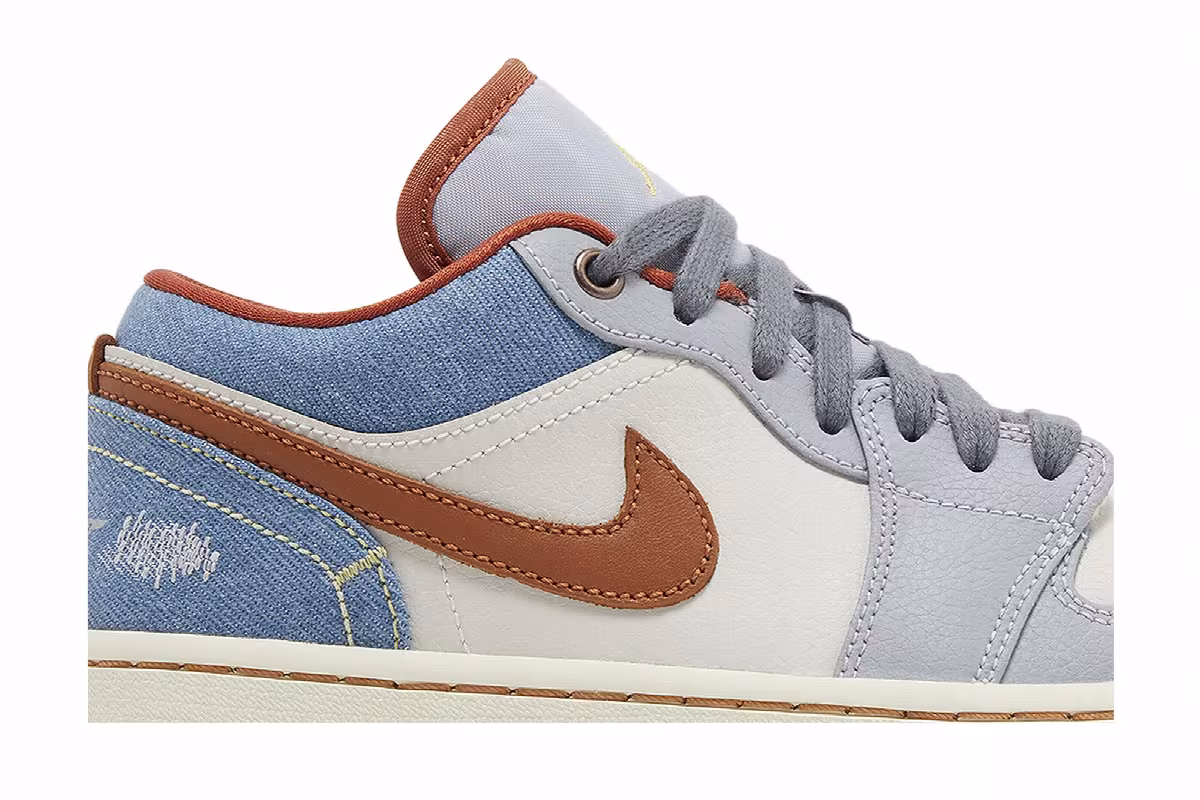 Women's Air Jordan 1 Low Phantom Denim, view 3