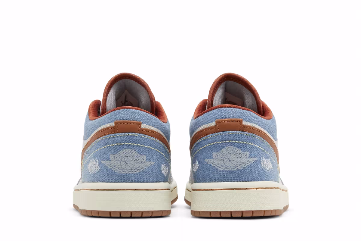 Women's Air Jordan 1 Low Phantom Denim, view 7