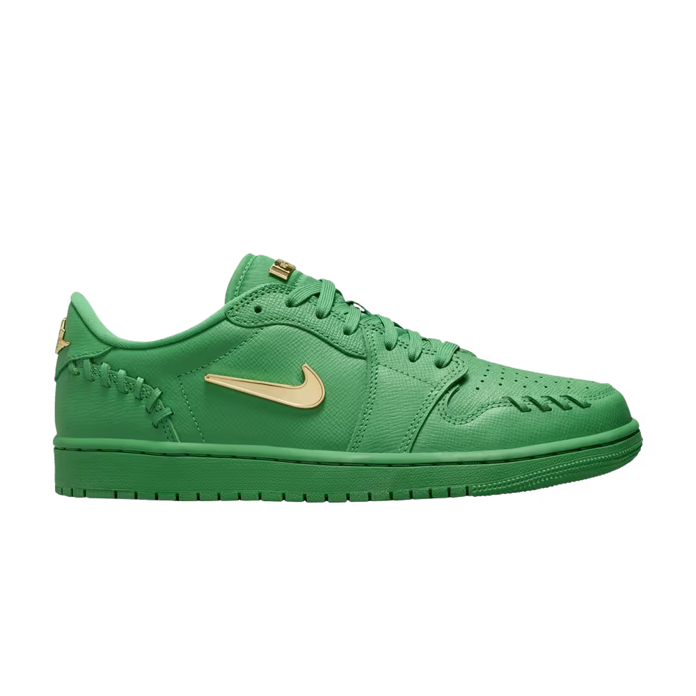 Women's Air Jordan 1 Low Method of Make Lucky Green