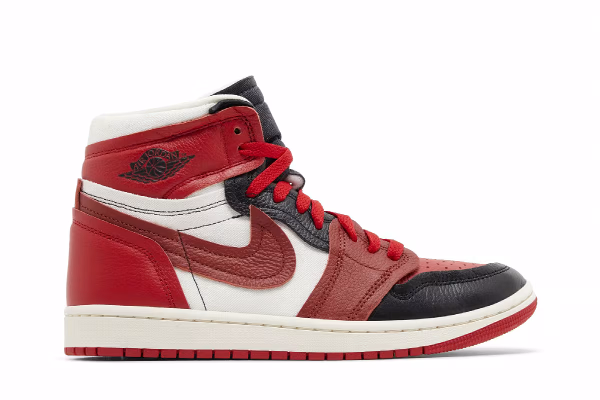 Women's Air Jordan 1 High Method of Make Sport Red, view 2