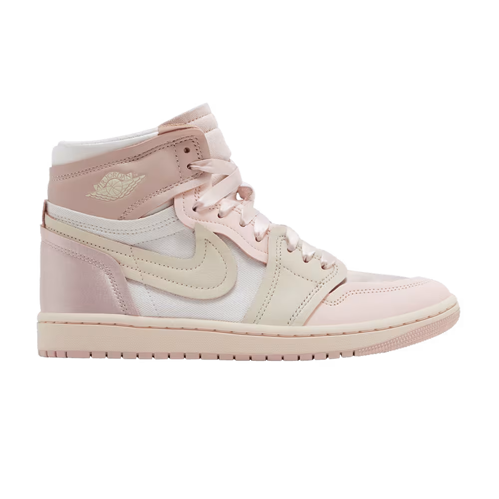 Women's Air Jordan 1 High Method of Make Pink Oxford
