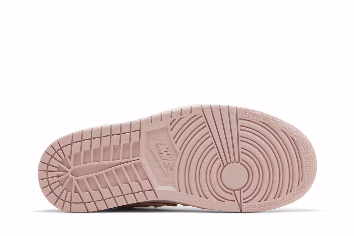 Women's Air Jordan 1 High Method of Make Pink Oxford, view 5