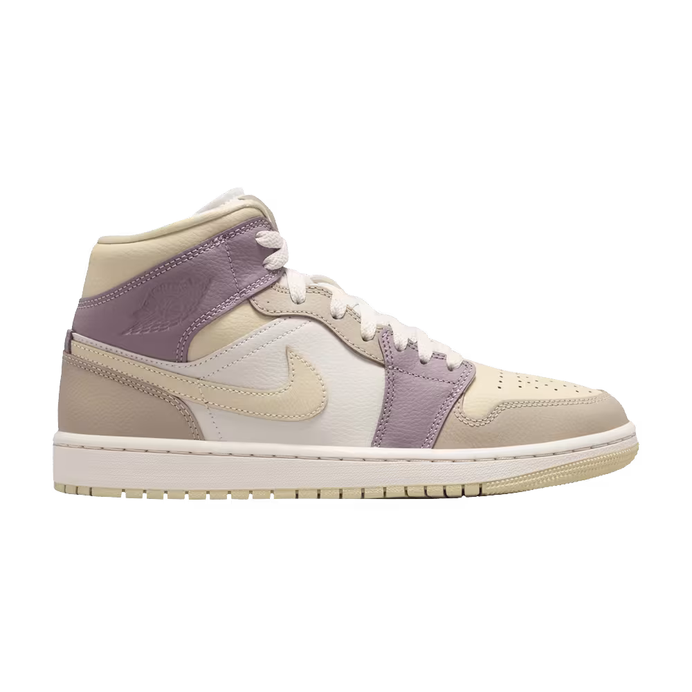 Women's Air Jordan 1 Mid Khaki Taupe Grey