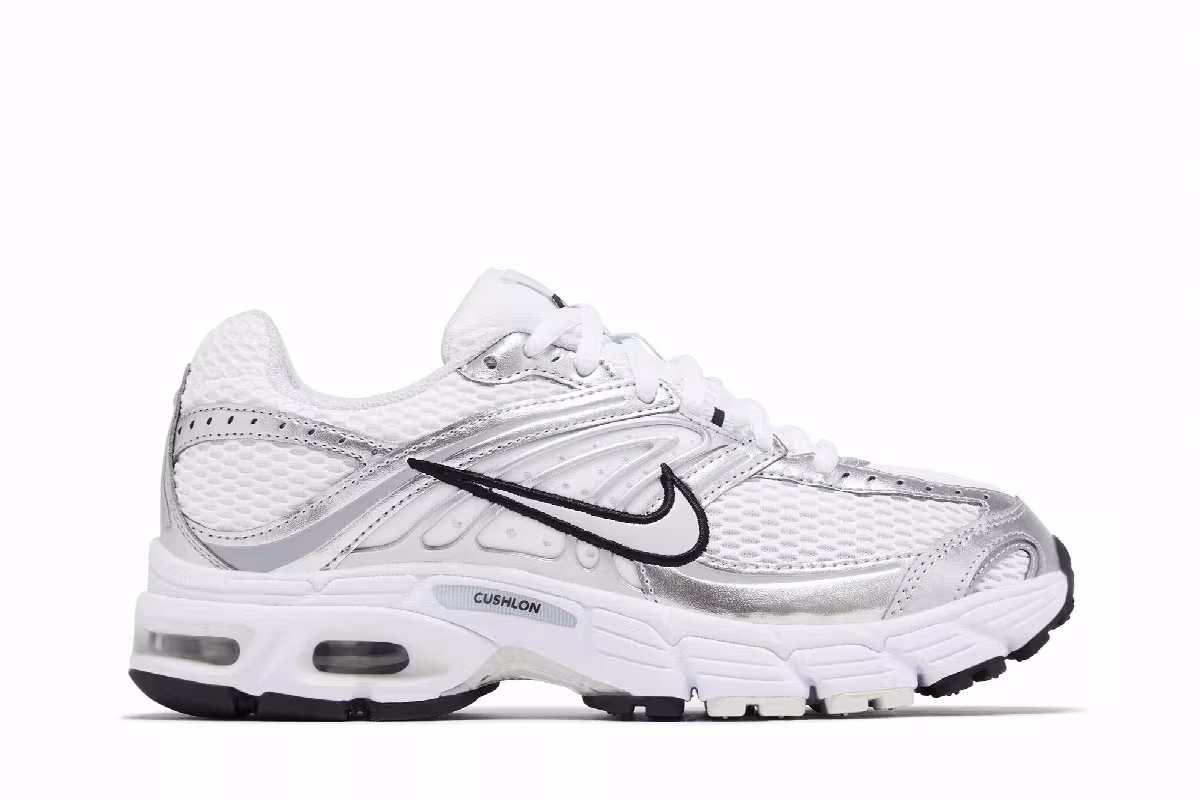 Nike Women's Air Max Moto 2K White Metallic Silver, view 2