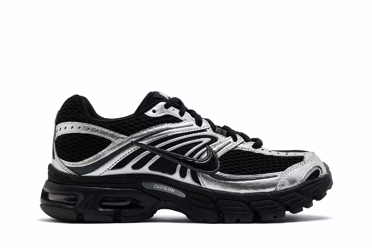 Nike Women's Air Max Moto 2K Black Metallic Silver, view 2