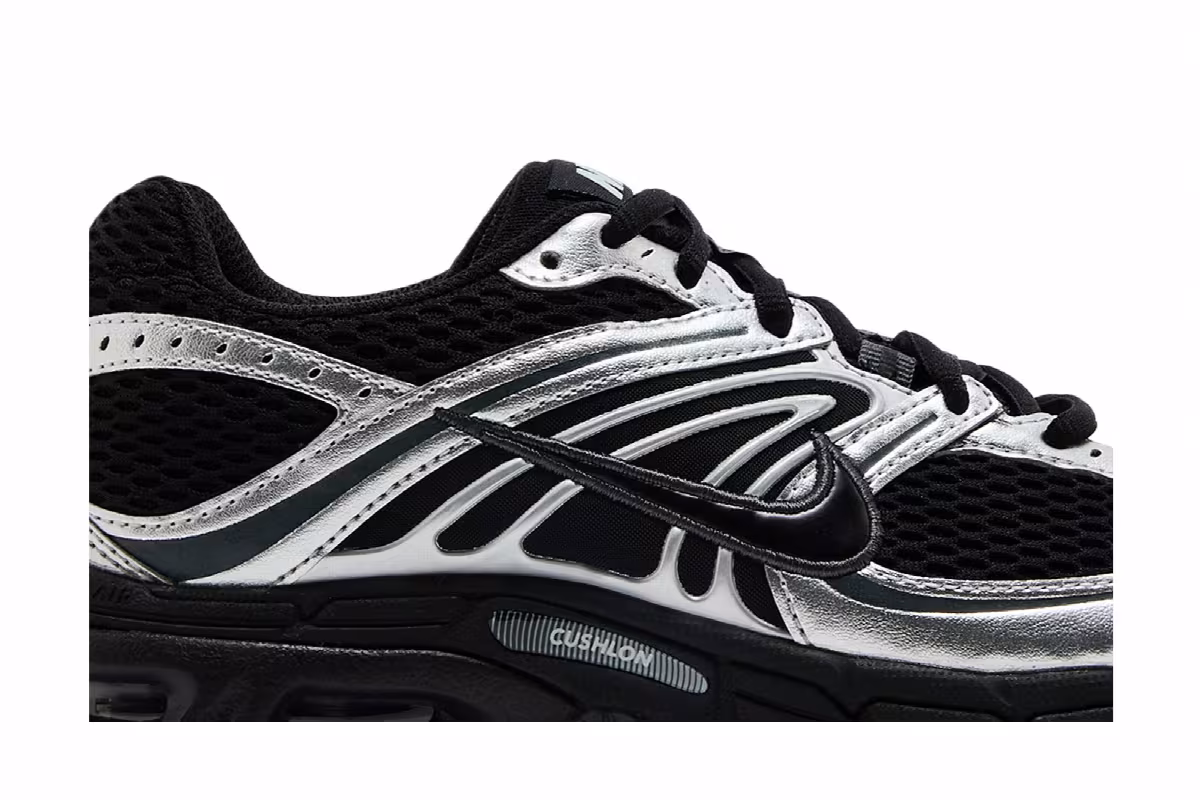 Nike Women's Air Max Moto 2K Black Metallic Silver, view 3