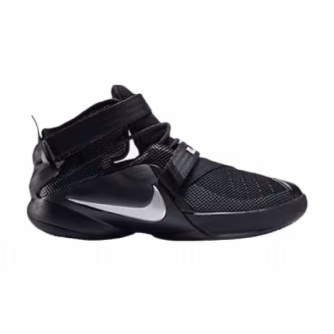 Nike Lebron Soldier 9 GS 'Black Silver'