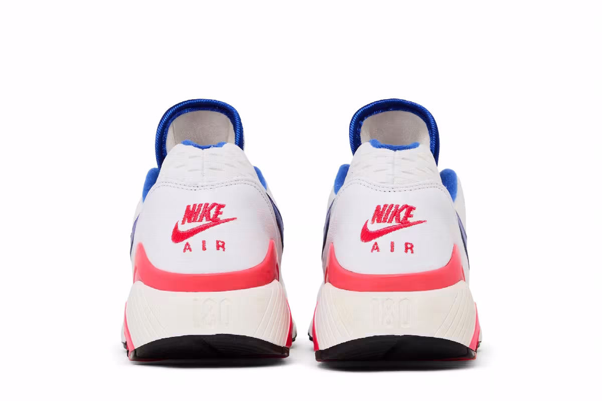 Nike Air Max 180 EM White Solar Red, view 7