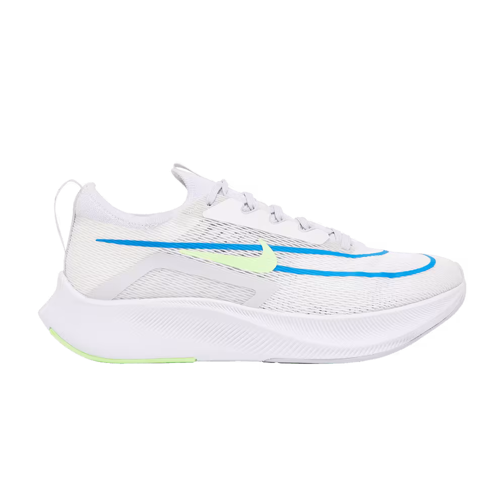 Nike Zoom Fly 4 White Imperial Blue Lime Glow