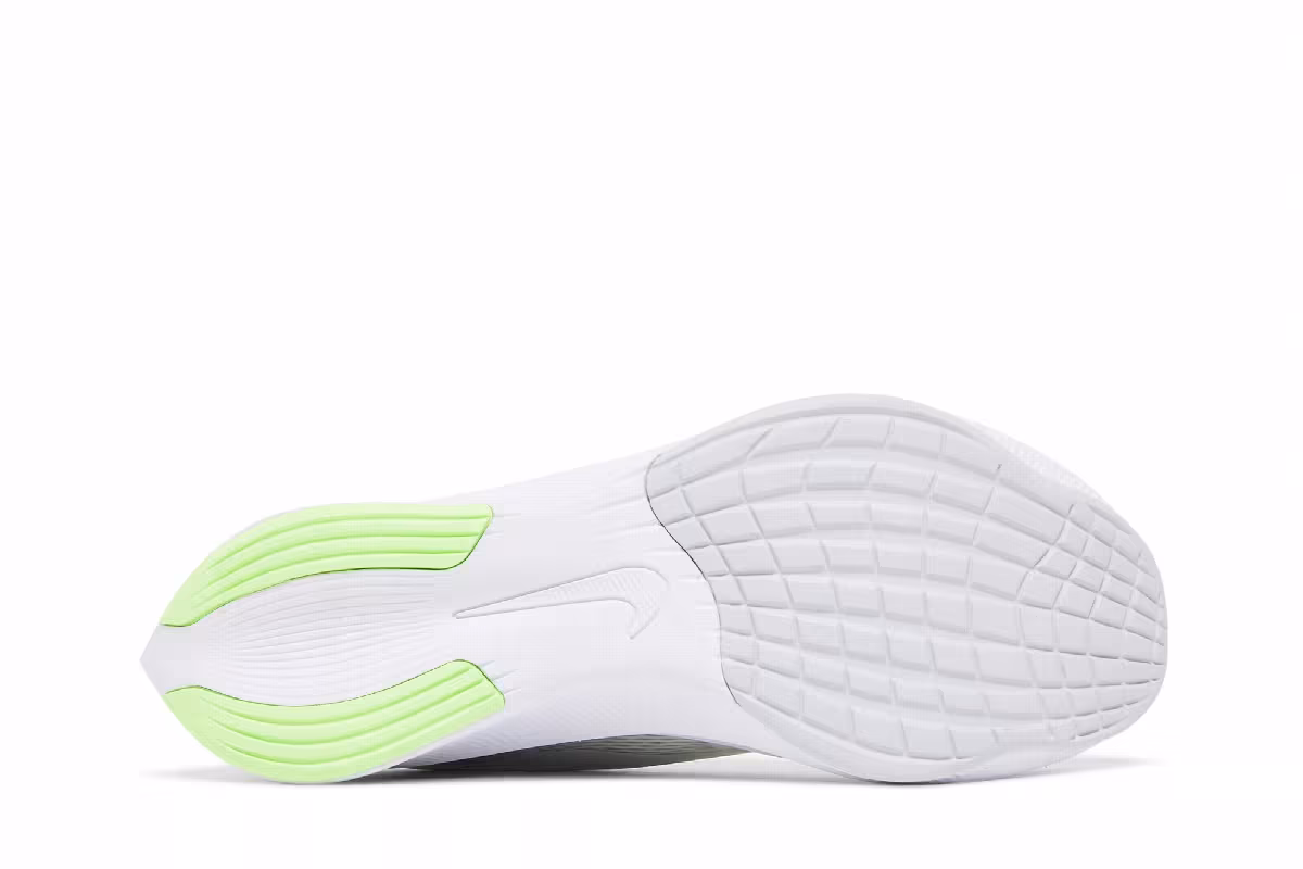 Nike Zoom Fly 4 White Imperial Blue Lime Glow, view 5