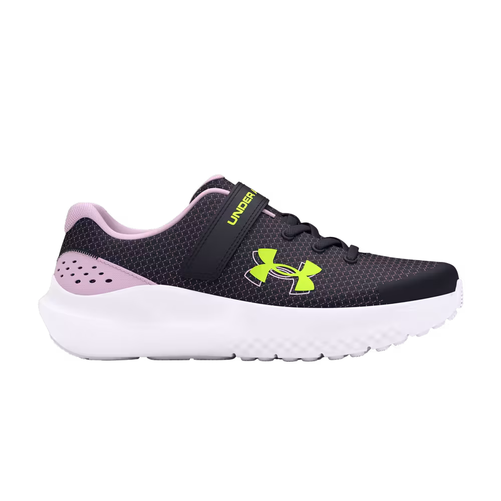 Under Armour Surge 4 PS Black High Vis Yellow