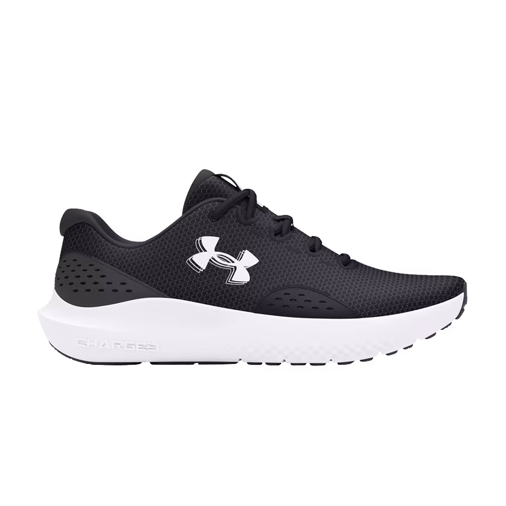 Under Armour Women's Surge 4 Wide Black White