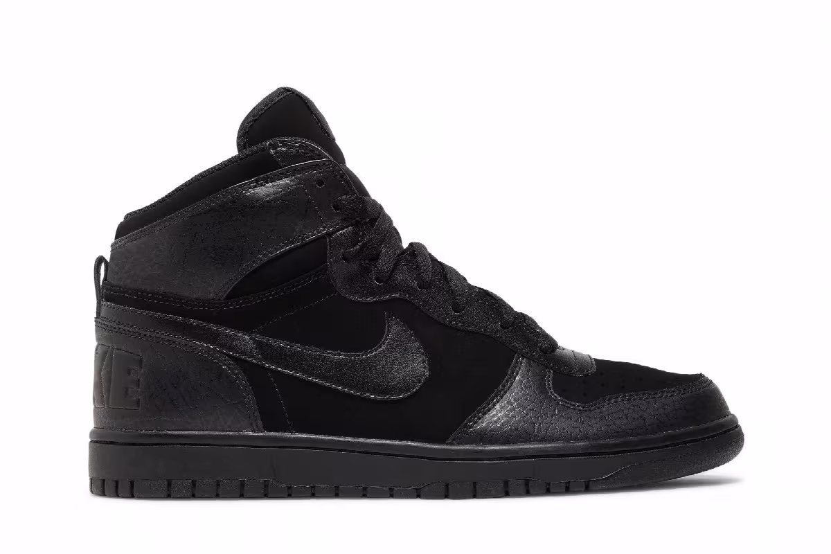 Big Nike High Triple Black, view 2