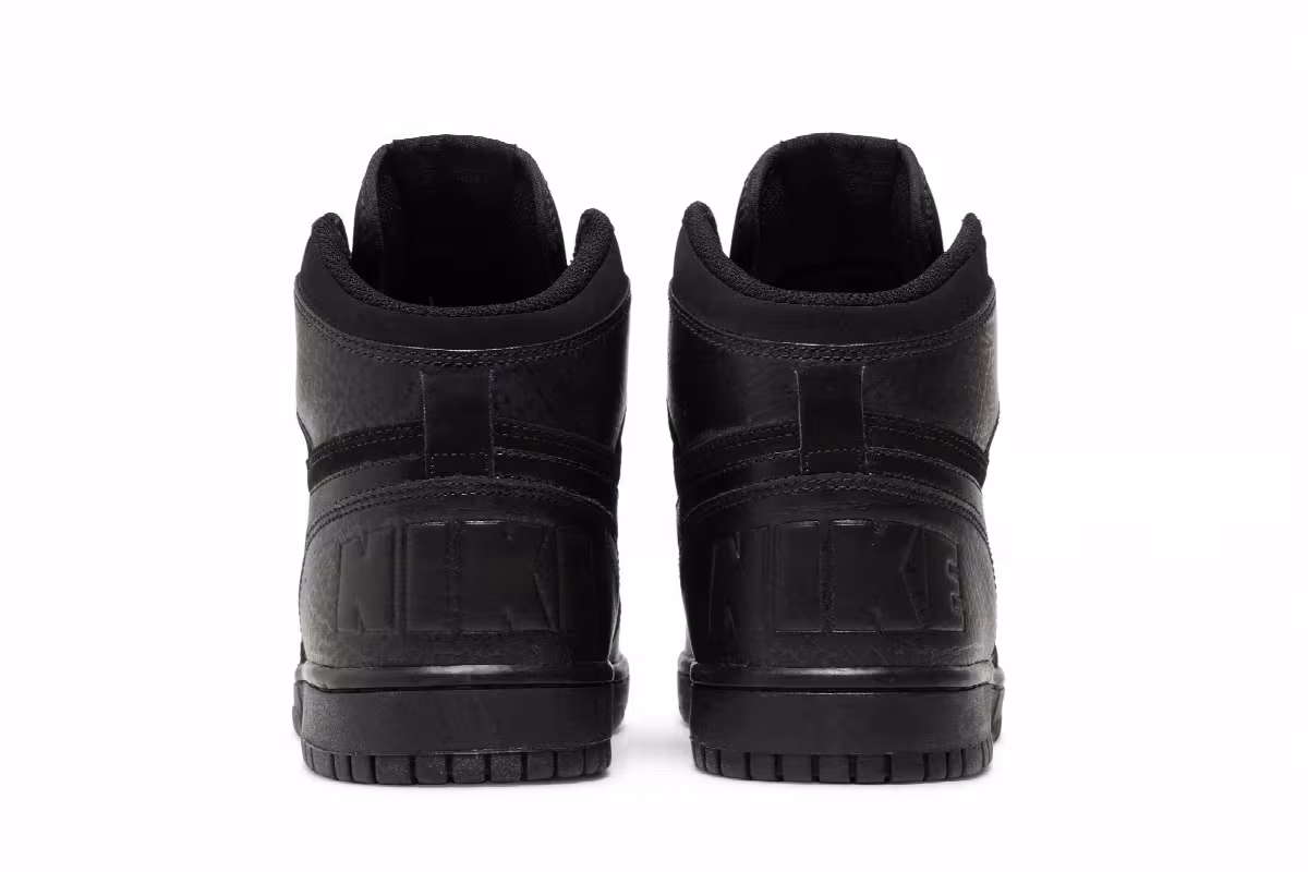 Big Nike High Triple Black, view 7