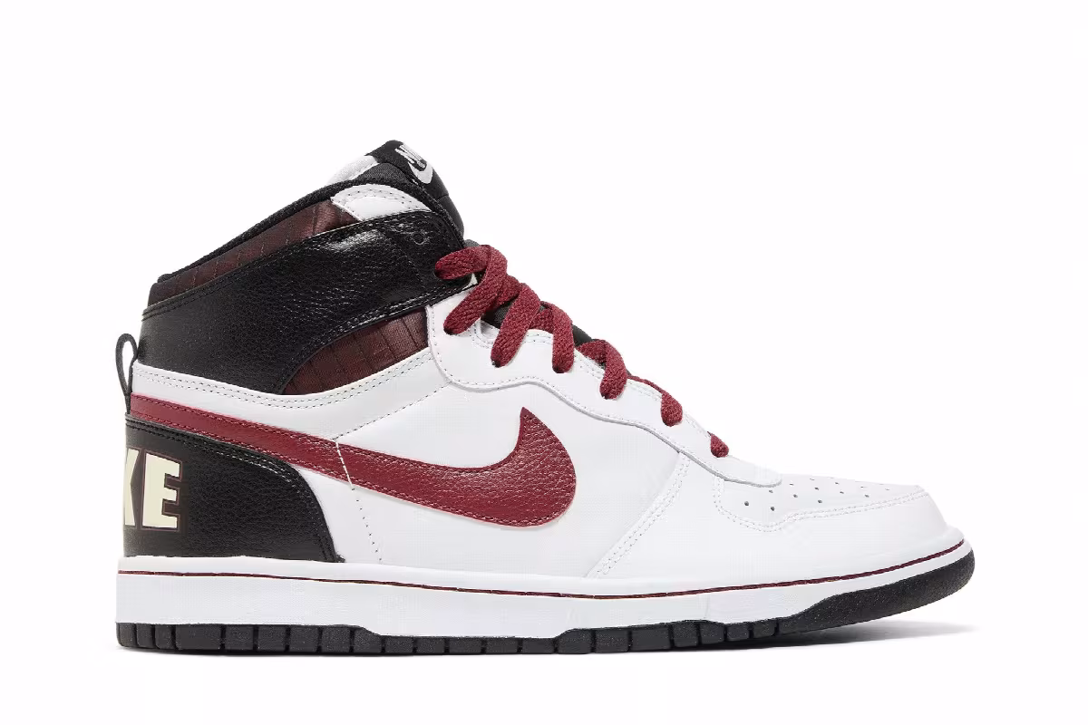 Big Nike High White Team Red, view 2